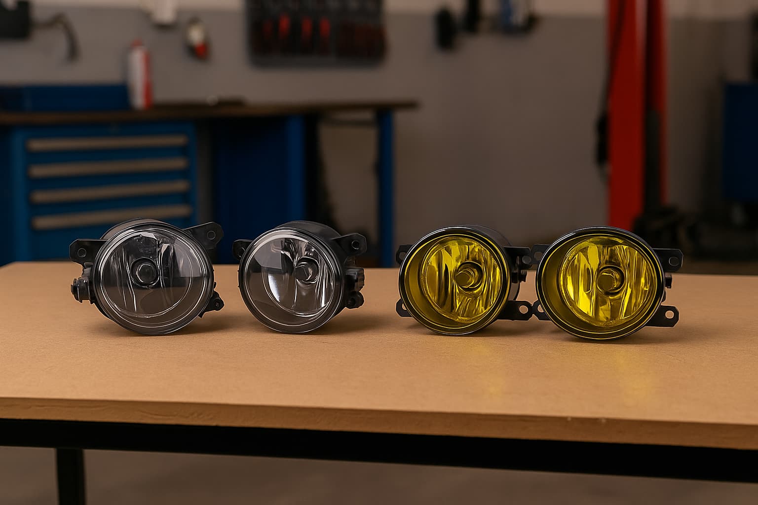 Nebelscheinwerfer VW Gelb & Klar